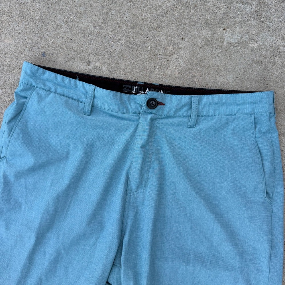 Billabong Submersibles Crossfire Shorts Mens 34 Blue Hybrid Boardshorts Casual - Picture 10 of 11